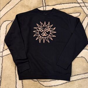 Brand new! Tears for Fears Black Sun Embroidered Sweatshirt. Size XL